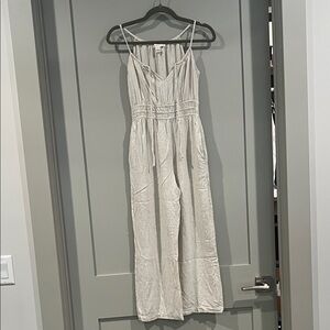 Monteau Light Cream Jumpsuit